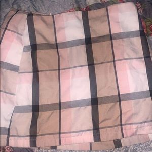 Plaid Mini Skirt